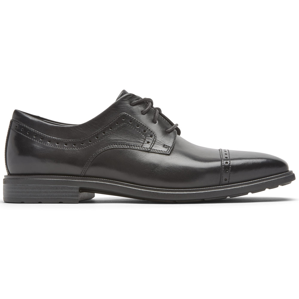 Oxfords Rockport Homem Pretas - Farrow Cap Toe - 29354ORQU